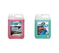 Turtle Wax Snow Foam 5L + Turtle Wax Zip Wax Super Concentrated Car Wash & Wax 5L