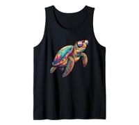 Turtle Wearing Sunglasses Turtle Gear Types of Turtle Tank Top