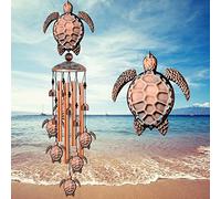 Turtle Wind Chime,Sea Turtle Gifts for Women,Wind Chimes Outdoor Clearance,Turtle Decor for Outdoor Garden Yard Home, Turtles Gifts for Turtle Lovers,Beach Wind Chimes for Outside with S Hook