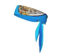 Turtle With Colorful Fishes Under Sea Sports Head Tie Adjustable Stylish Breathable Running Workout Gym Cycling Tennis Basketball