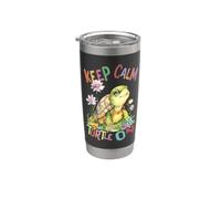 Turtle with Flowers Cute Turtles Shielded Animal boy Stainless Steel Insulated Tumbler