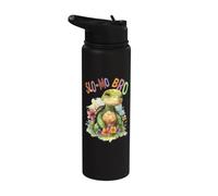 Turtle with Flowers Cute Turtles Shielded Slo-mo bro boy Stainless Steel Insulated Water Bottle
