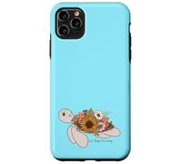 Turtle with Flowers Good Things Are Coming Case for iPhone 11 Pro Max