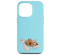 Turtle with Flowers Good Things Are Coming Case for iPhone 13 Pro