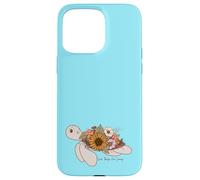 Turtle with Flowers Good Things Are Coming Case for iPhone 15 Pro Max