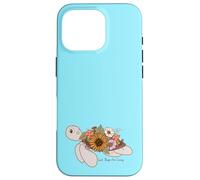 Turtle with Flowers Good Things Are Coming Case for iPhone 16 Pro