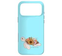 Turtle with Flowers Good Things Are Coming Case for iPhone 17 Pro Max