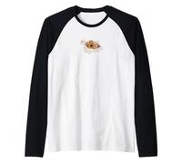 Turtle with Flowers Good Things are Coming Raglan Baseball Tee