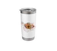 Turtle with Flowers Good Things are Coming Stainless Steel Insulated Tumbler