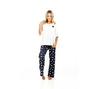 TURTLE Women's Pyjama Set, Star Navy, XXL