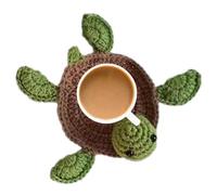 Turtle Woven Coasters - Cute Yarn Drink Mats, | Durable Crochet Coasters For Coffee Tables, Dining Tables, Desks, And More - For Turtle Lovers, Home And Office Decor