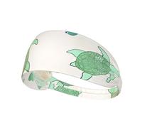 Turtle write Patterned sports headband, yoga elastic headband, suitable for running, fitness, cycling and other sports.