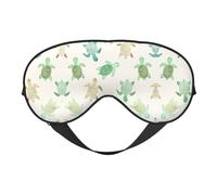 Turtle Write Sleep Eye Mas Updated Design Light Blocking Night Eye Blinder Men Women Shift Work Travel