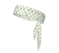 Turtle write Sports Head Tie Beach Summer Tropical Adjustable Non-Slip Moisture Wicking for Running Ninja Head Band