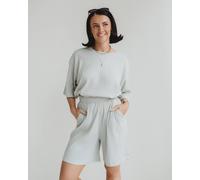 Turtledove London Audrey Light Green Rib Shorts Light Green 14-18