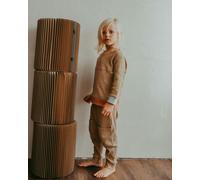 Turtledove London Beige Harem Style Joggers - Beige - 0-6 Months