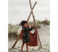 Turtledove London black Celestial Print Ruffle Neck Dress - Black - 0-6 Months