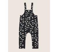 Turtledove London black Confetti Print Dungarees - Black - 3-4 Years