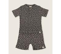 Turtledove London Charcoal Grey Animal Print Top And Short Set - Grey - 0-6 Months