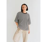 Turtledove London Elsie Multicolour Stripe Print Oversized T-Shirt - Multicolour - L (Size 3)