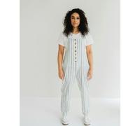 Turtledove London Erin Multicolour Stripe Print Dungarees - Multicolour - L (Size 3)