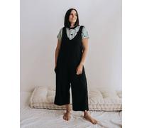 Turtledove London Grace Black Wide Leg Jumpsuit Black 14-18