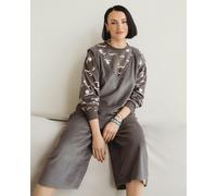 Turtledove London Grace GreyWide Leg Jumpsuit - Grey - M (Size 2)