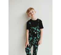 Turtledove London Green Abstract Swirl Print Dungarees - Green - 6-12 Months