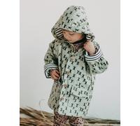 Turtledove London Green Kisses Print Hooded Raincoat - Green - 3-4 Years