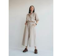 Turtledove London Iris Stone Jumpsuit - Stone - Size 3