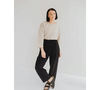 Turtledove London Kate black Barrel Leg Trousers - Black - Size 1