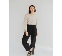 Turtledove London Kate black Barrel Leg Trousers - Black - Size 3