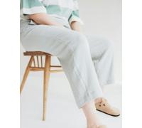 Turtledove London Kate Light Green Barrel Leg Trousers - Green - Size 2