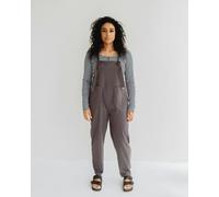 Turtledove London Lila Charcoal Dungarees - Grey - M (Size 2)