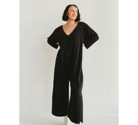 Turtledove London Mai black V-Neck Jumpsuit - Black - Size 0