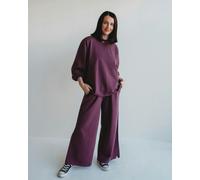 Turtledove London Noor Purple Wide Leg Trousers - Purple - Size 2