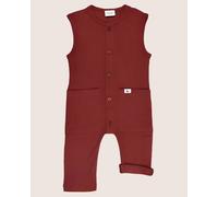 Turtledove London Red Rib Jumpsuit - Red - 3-4 Years