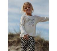 Turtledove London White Wild Solgan Print Top - White - 2-3 Years