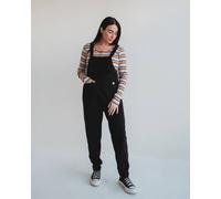 Turtledove London Women's Lila Black Dungarees | Size: 12