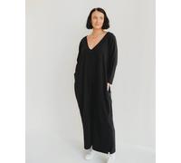 Turtledove London Women's Mai Black V-Neck Jumpsuit | Size: 6