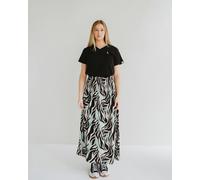 Turtledove London Zuri Multicolour Zebra Twirl Print Multifunctional Maxi Skirt - Multicolour - L (Size 3)