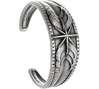 TURTLEDOVE Viking Compass Cuff Bracelet, North Star Nautical Cuff Bangle, Stainless Steel Vintage Pirate Sailor Amulet Jewelry Gift