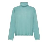 Turtleneck Fringes L/S - female - Sun68 - Turtlenecks - Green - XL - Knitwear XL