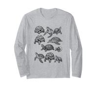 Turtles 90s Vintage Tattoo Style Retro Turtles Graphic Y2K Long Sleeve T-Shirt