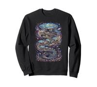 Turtles All The Way Down Flat Earth Conspiracy Sweatshirt