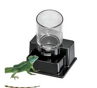 Turtles Automatic Feeder Automatic Terrarium Bowl, Turtle Water Bowl Gecko Drinking Dispenser for Feeding and Watering for Lizards Snakes