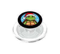 Turtles Christmas/Santa Turtle PopSockets PopGrip for MagSafe