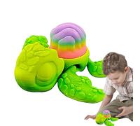 Turtles Decorations for the Home - Luminous Turtles Decorations in the Dark, 3D Animals Playing Stress Relief for Home Decoration Birthday Gift Man Woman