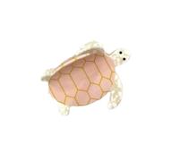 Turtles Hair Clip for Women Marine Life Carving Comfortable Acrylic Claw Clamp for Beach Vacation and Casual Wear Marine Theme Accessory