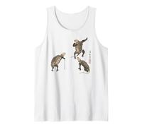Turtles Japanese Ink Wash Traditional Asian Art Tank Top